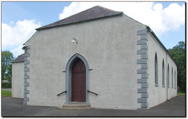 Photograph of Clarkesbridge and First Newtownhamilton Presbyterian Church, Co. Armagh, Northern Ireland, United Kingdom