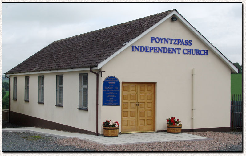 Photograph of Poyntzpass Independent Church, Co. Armagh, Northern Ireland, United Kingdom