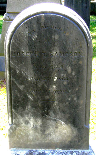 Joseph Thornton Sampson 1822 to 1863
