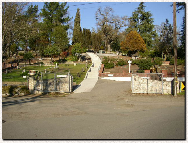 Photograph of Alamo Cemetery, Alamo, Contra Costa County, California, United States of America