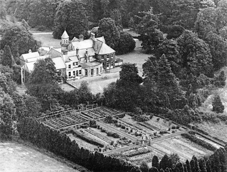 Ballyards from the air, circa 1920