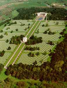 American Cemetery in Normandy, France