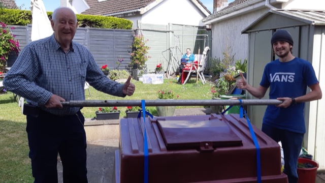 Shifting a coal bunker