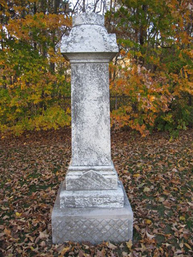 Headstone of Richard Sinton 1805-1894