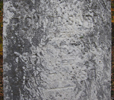 Headstone for Richard Sinton, Illinois, USA