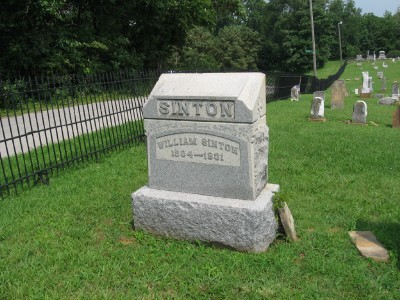 Headstone of William Sinton 1804 - 1831