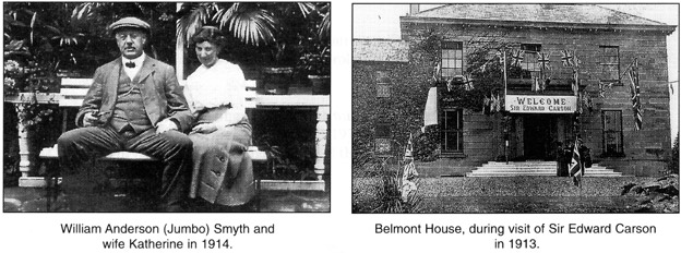William (Jumbo) Smyth with wife Katherine in 1914